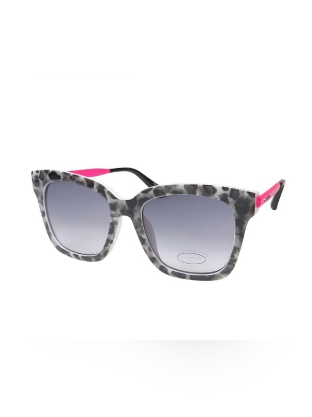 NEW Bebe Bbop1006 Sunglasses Snow Leopard / Hot Pink